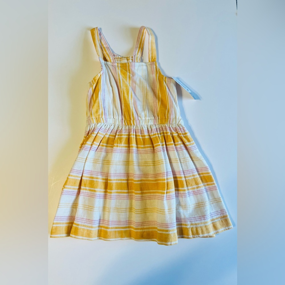 Carter's Yellow and White Striped Dress